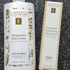 Eminence Mangosteen Hand Cream and Body Lotion